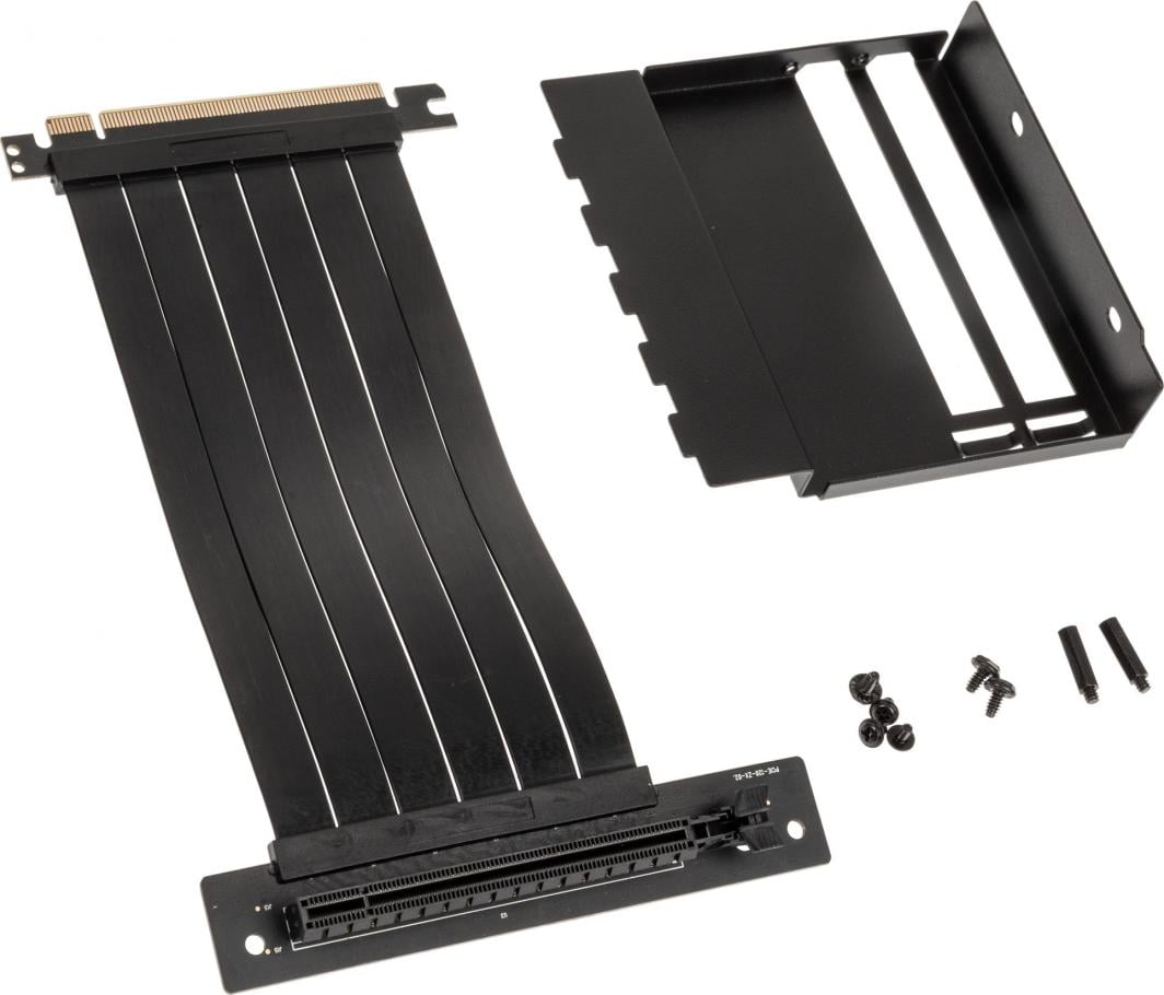 Kit vertikal për GPU Kolink KL-VERTKIT, kabllo PCIe 3.0 23cm, për Observatory Y Z, i zi