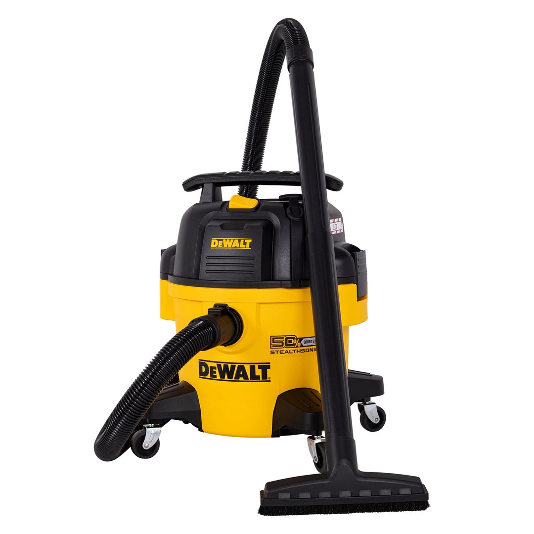 Fshesë industriale Dewalt DXV23P QT, 800W, depozitë 23L, e verdhë e zezë