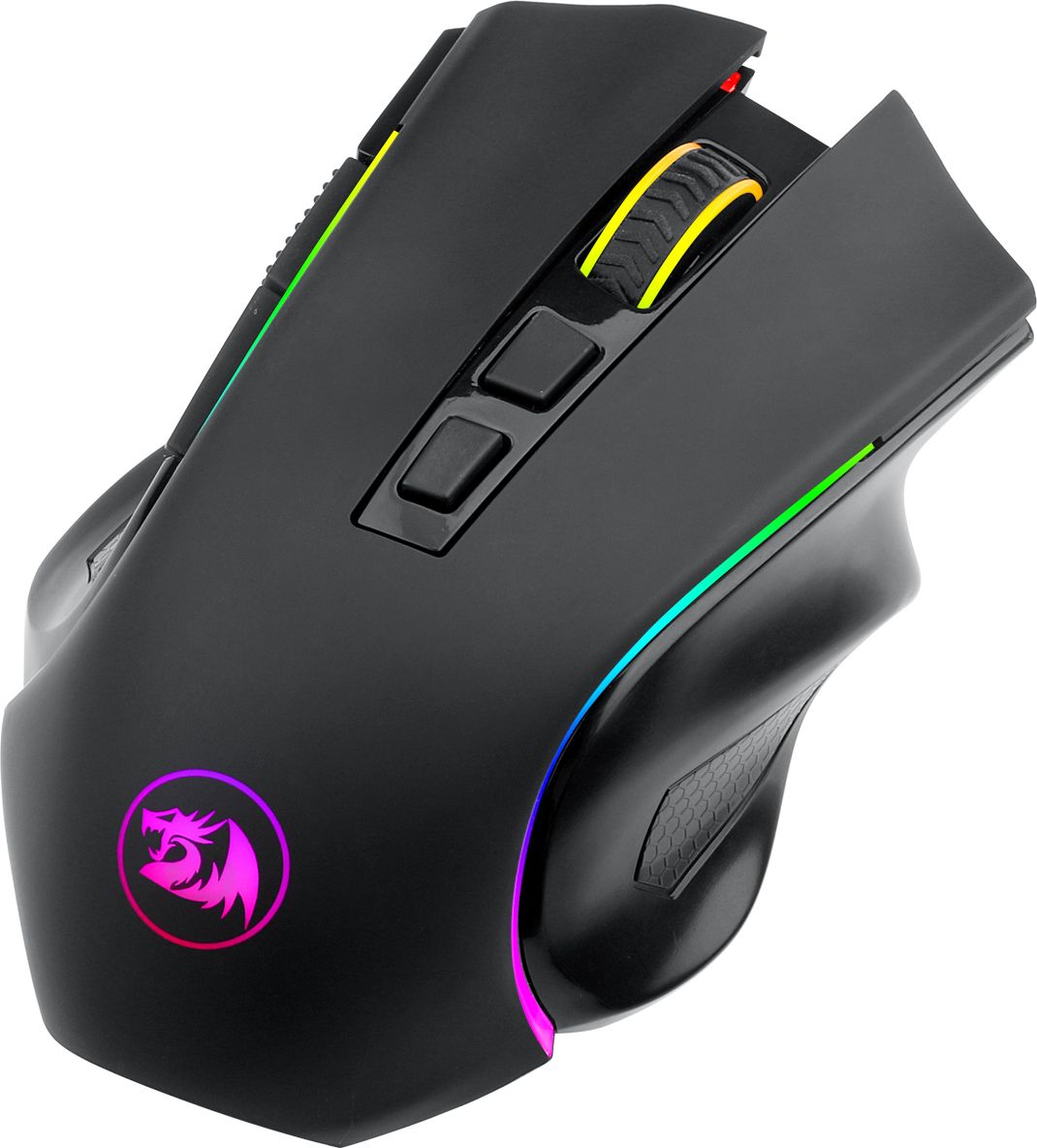 Maus gaming pa tela Redragon, 7200 DPI, RGB, 7 butona programues, i zi