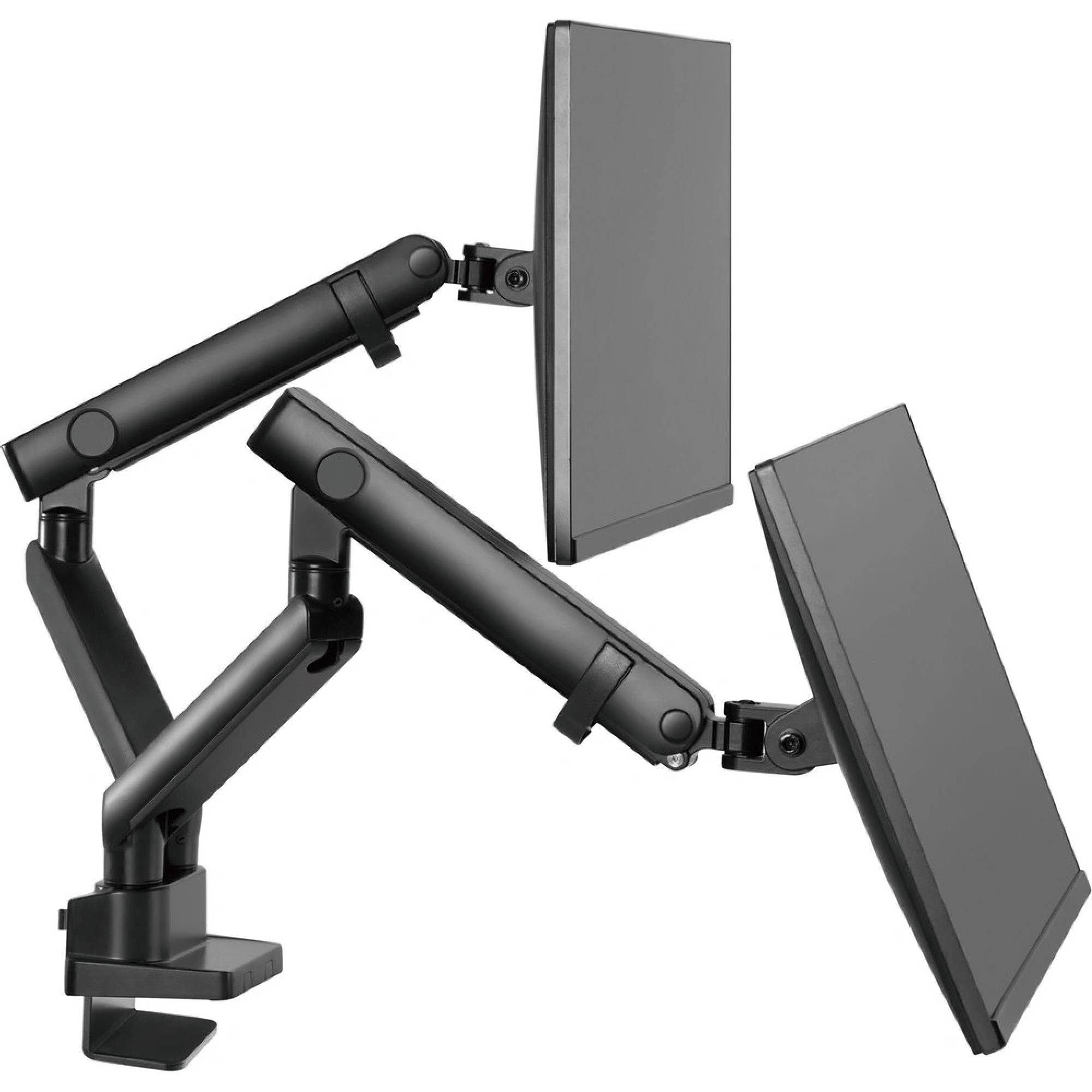 Mbajtëse për dy monitorë 13"- 32" Stell SOS 2021 - E zezë