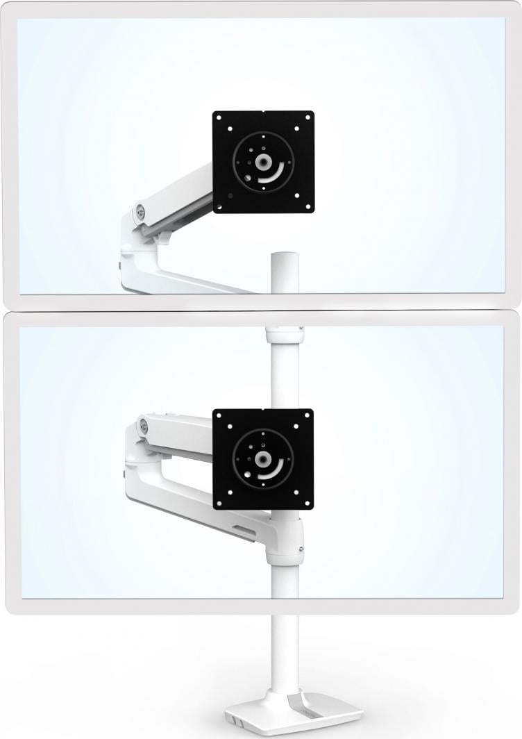 Mbajtës tavoline për monitorë Ergotron LX Dual Stacking Arm 45-509-216, për 2 monitorë deri 40"