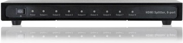 Ndarës HDMI Digitus DS-43302, 1x8 porta, Full HD, i zi