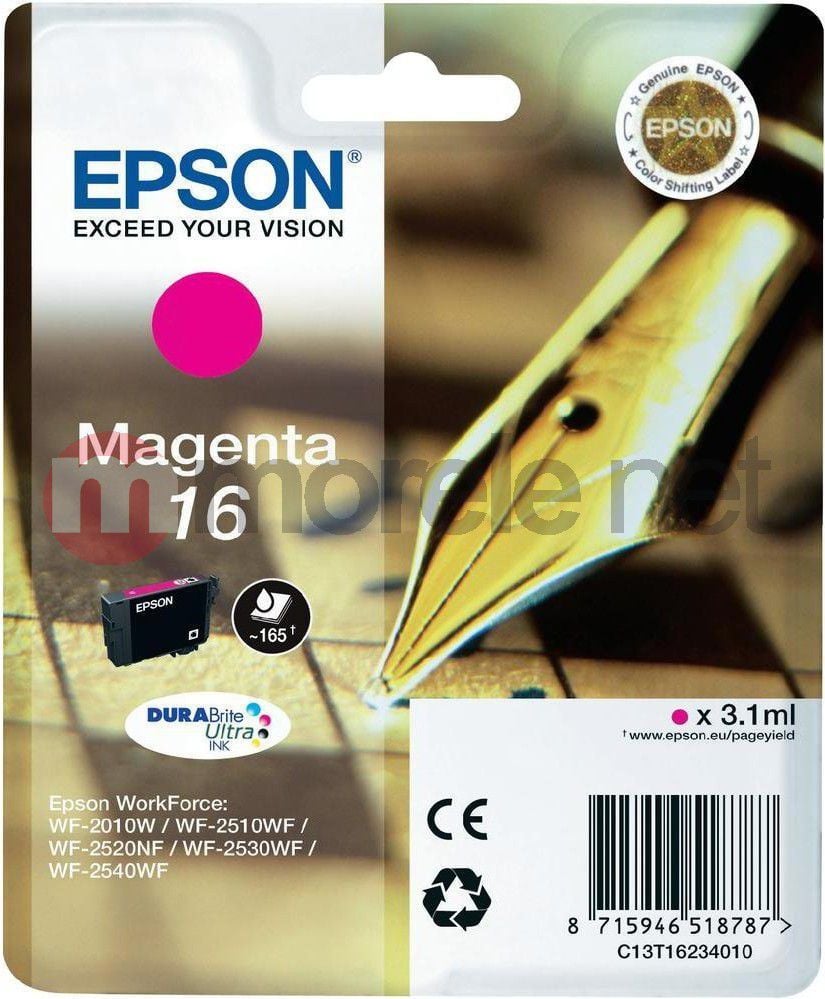 Ngjyrë për printer Epson ink T1623, magenta 