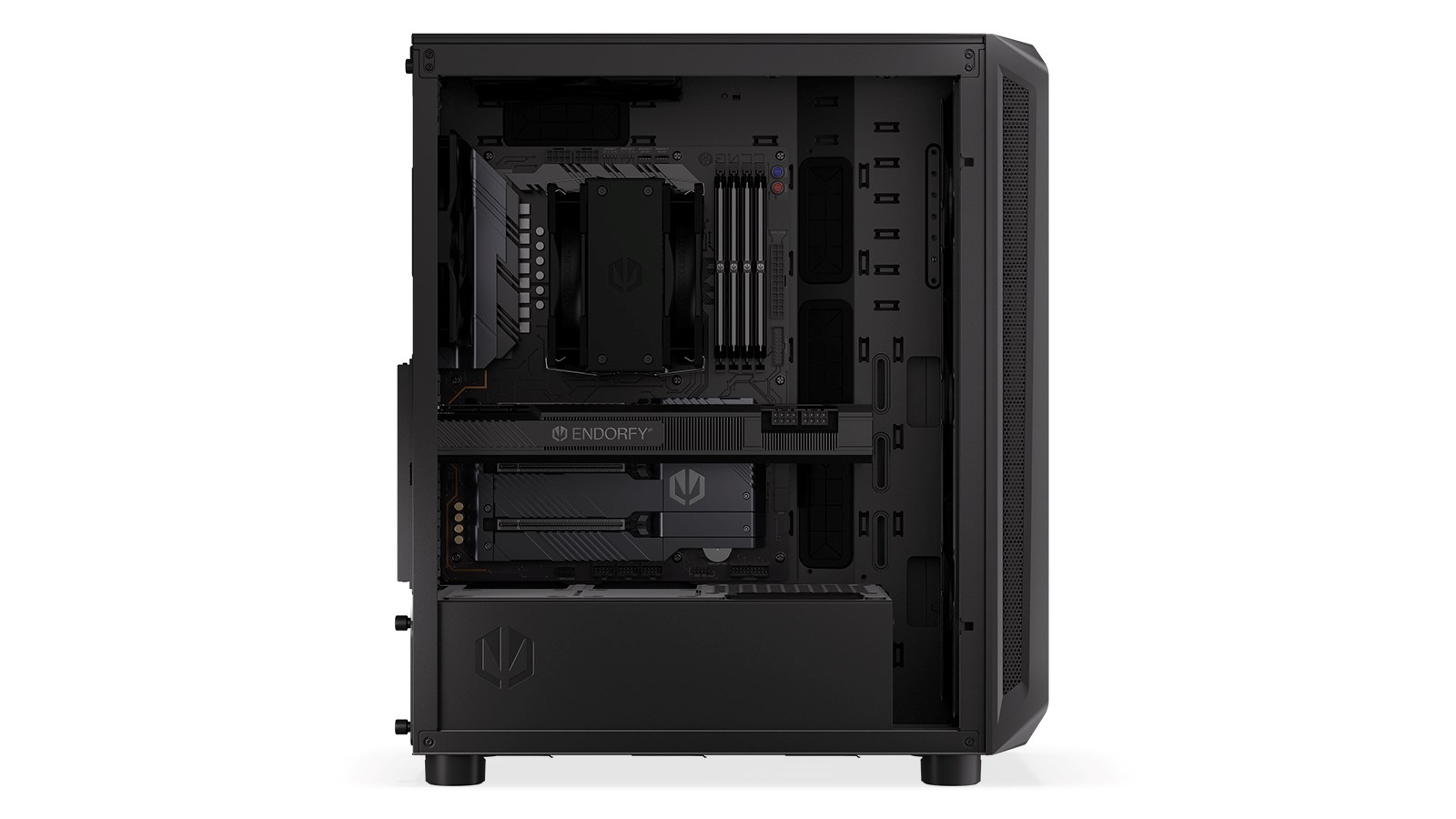 Kutia PC Endorfy Arx 500 Air EY2A010, ATX, xham i temperuar, e zezë