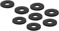 Aksesorë gome HDD InLine për disk, 8 copë, të zi