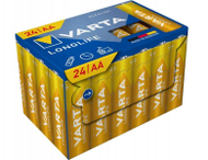 Bateri alkaline Varta Longlife, AA Mignon, 1.5V, paketim 24 copë