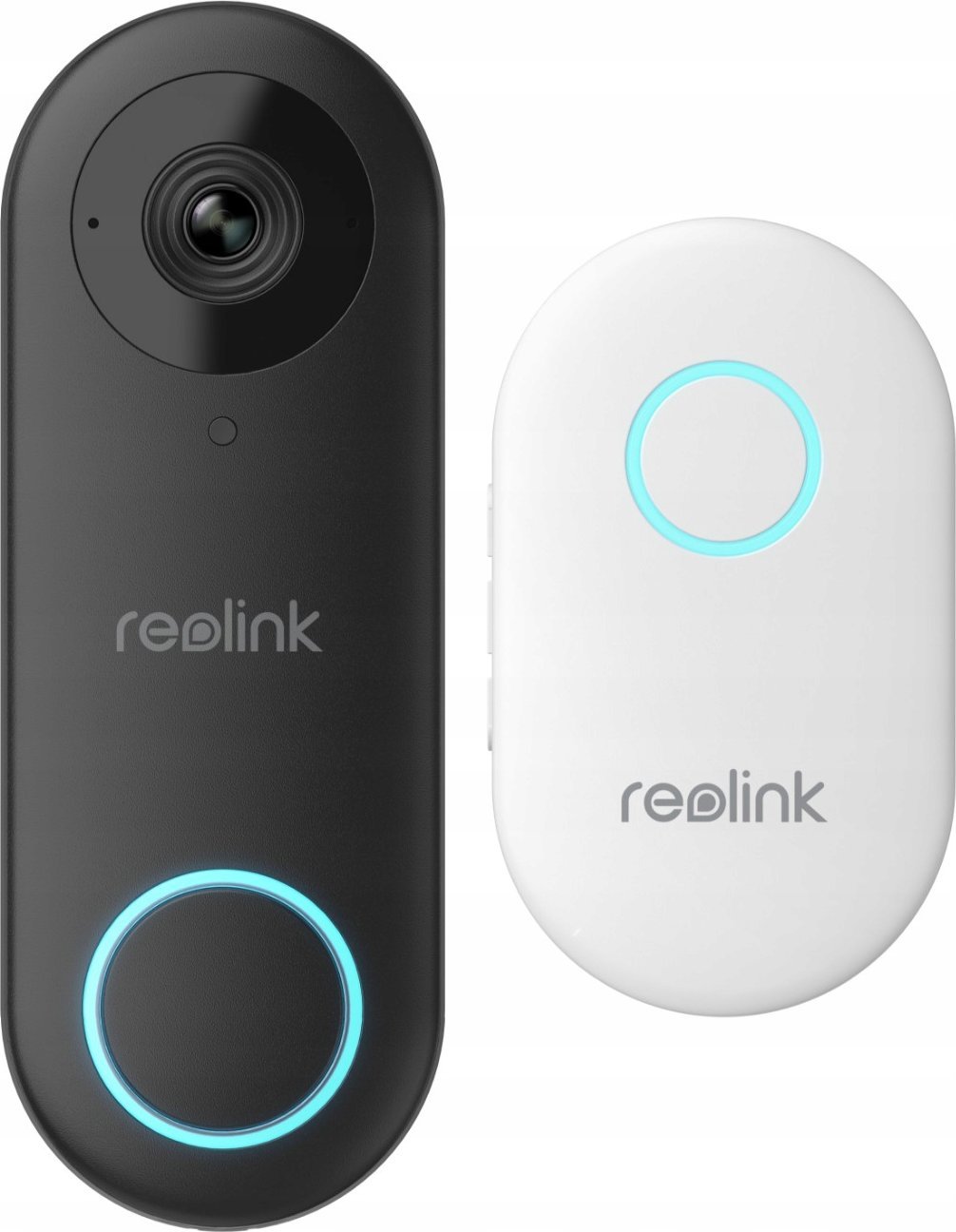 Zilja inteligjente Reolink Video Doorbell D340P, 2K, PoE, e zezë