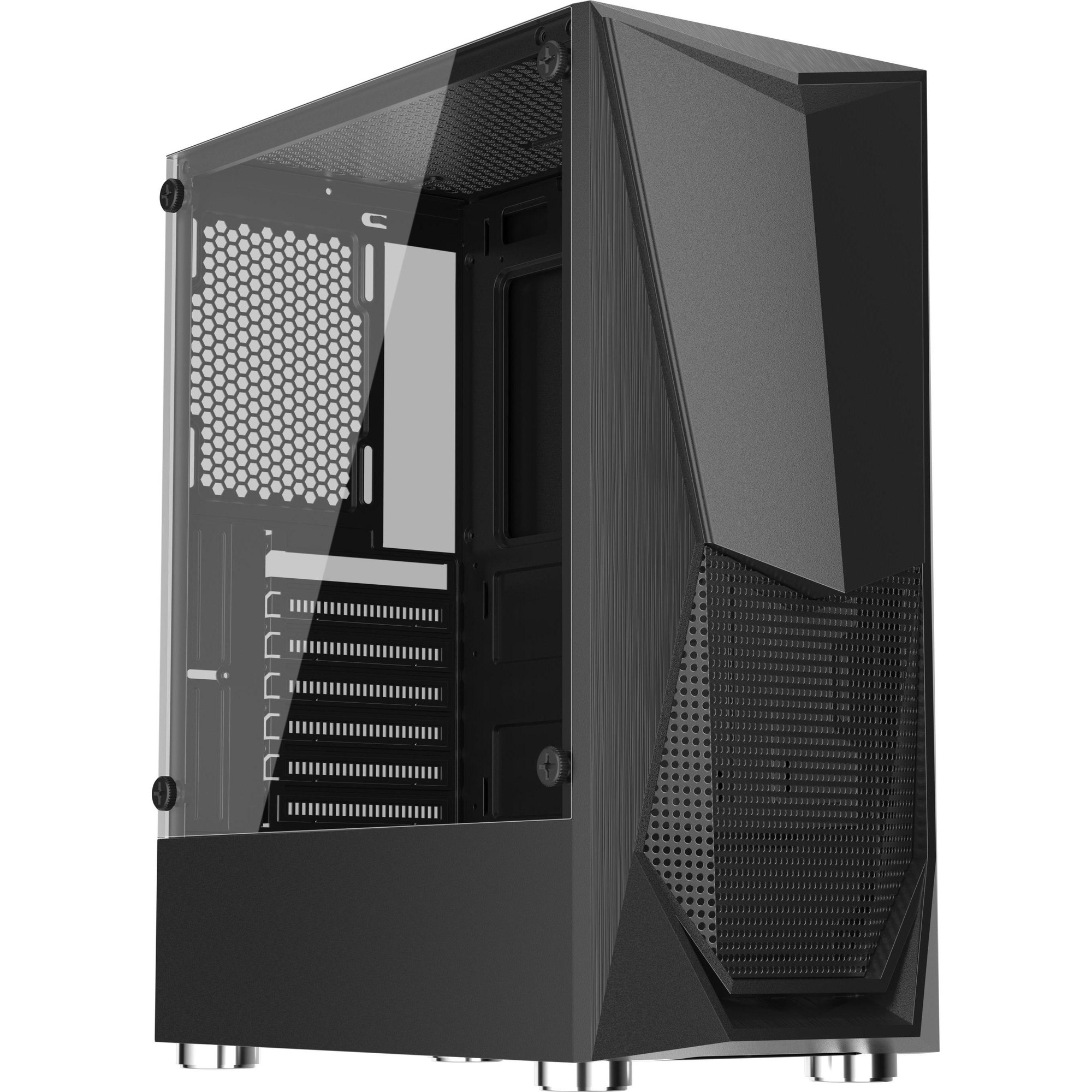 Kuti kompjuteri 1stPlayer DK-3-BK, ATX mATX Mini ITX, e zezë