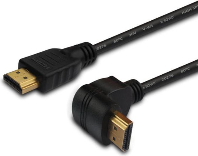 Kabllo HDMI Savio CL-109, 3m, 4K, me Ethernet, e zezë