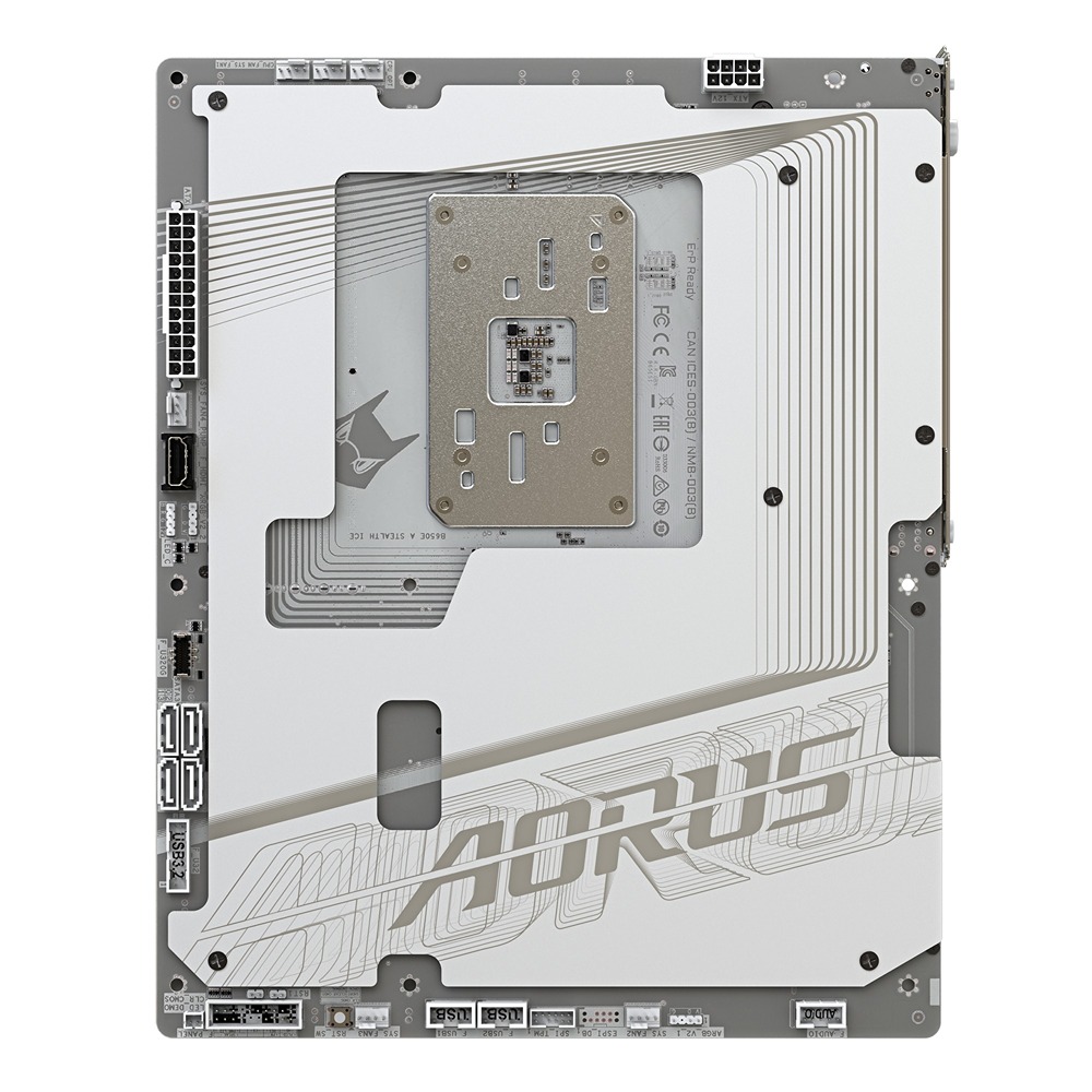 Pllakë amë Gigabyte B650E AORUS STEALTH ICE, ATX, AM5, DDR5 8000 MHz, Wi-Fi 7, e bardhë
