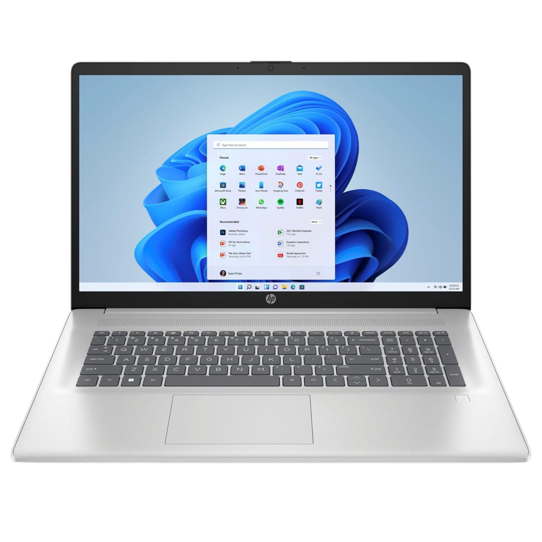 Laptop HP 17-cn0611ds, 17.3", Intel N4120, 8GB RAM, 256GB SSD, i argjendtë