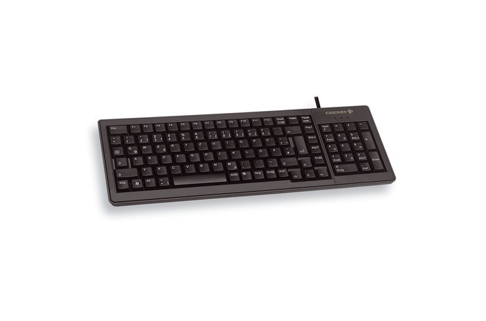 Tastierë CHERRY XS G84-5200, PS/2 dhe USB, QWERTZ, e zezë