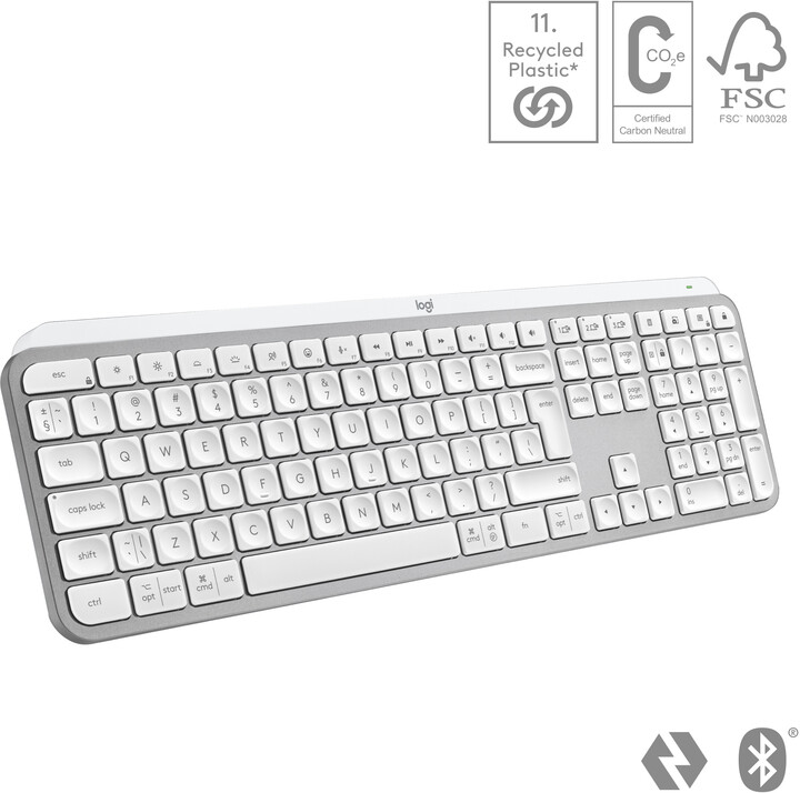 Tastierë Logitech MX Keys S, e bardhë