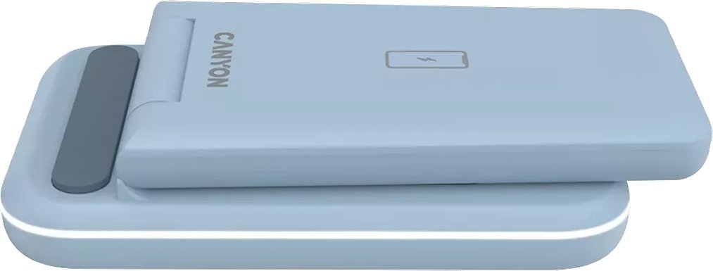 Stacion karikimi pa tel Canyon WS-304, 3 në 1, Fast Charging, blu
