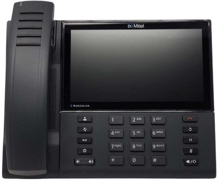 Telefoni IP Mitel 6940w, ekran me ngjyra, PoE, i zi