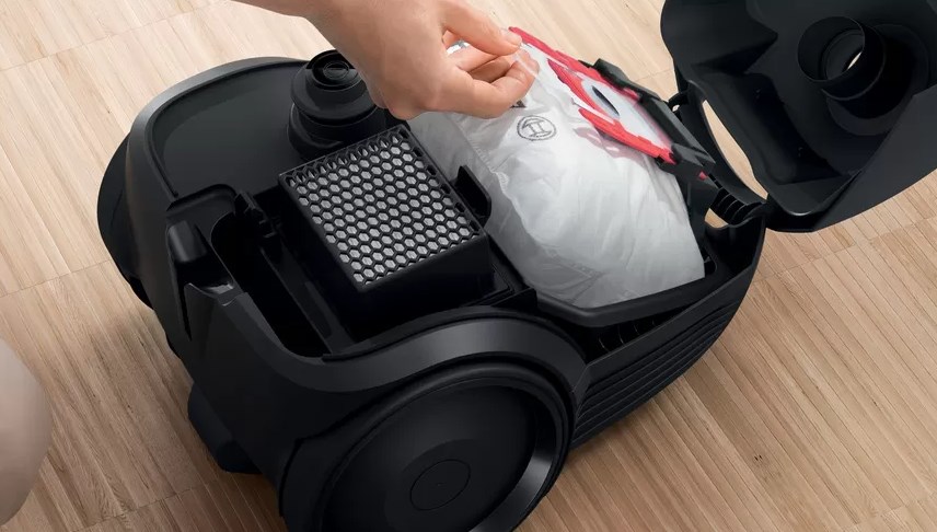 Fshesë me korent Bosch Serie 2 BGBS2LB1, me qese, filtër UltraAllergy, blu