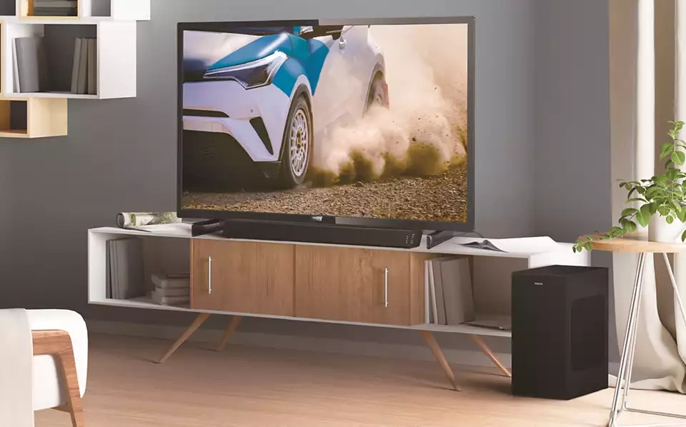 Soundbar-Subwoofer Philips TAB7305/10, 300W 2.1CH, bluetooth wireless