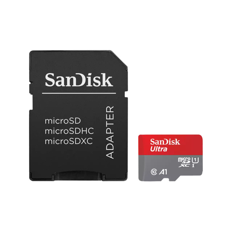 SanDisk Ultra MicroSD 32GB me adapter SD