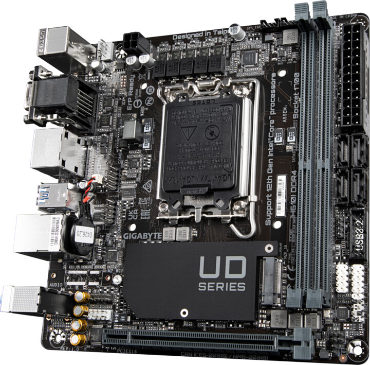 Pllakë amë GIGABYTE H610I DDR4 - Intel H610 3