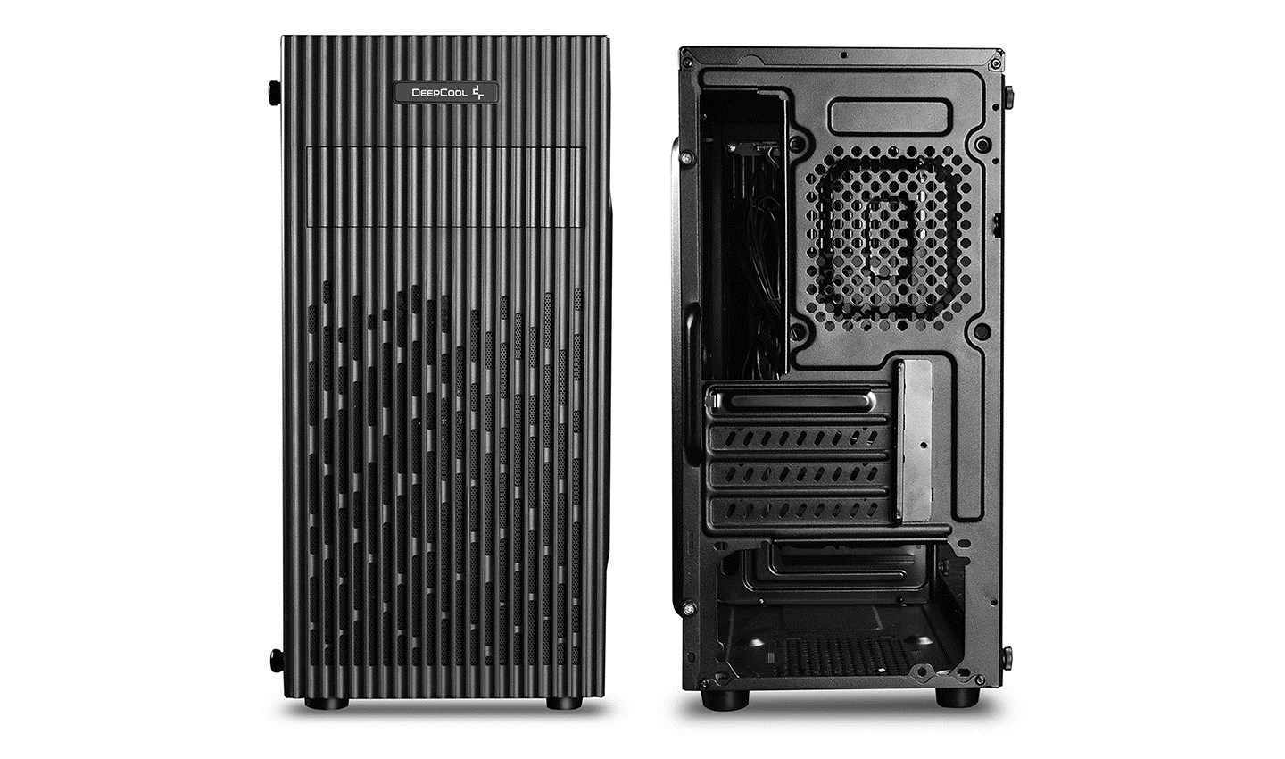 Kasa PC Deepcool Matrexx 30 Mini Tower, xham i temperuar, e zezë