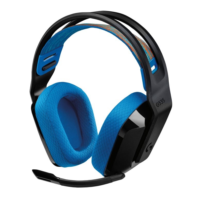 Kufje gaming Logitech G535, wireless, me mikrofon, zi blu