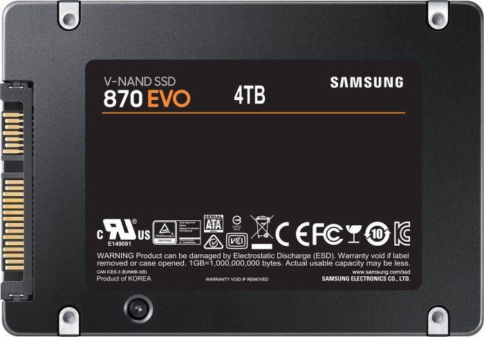 Disk SSD Samsung 870 EVO, 4TB, 2.5" SATA III