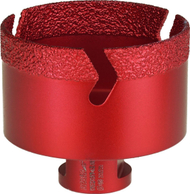 Дијамантска керчел корона за дупки Dedra DED1594S68, 68 mm, навој M14, сива
