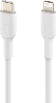 Kabllo USB Belkin (CAA003BT1MWH) USB-C - Lightning, 1m, e bardhë