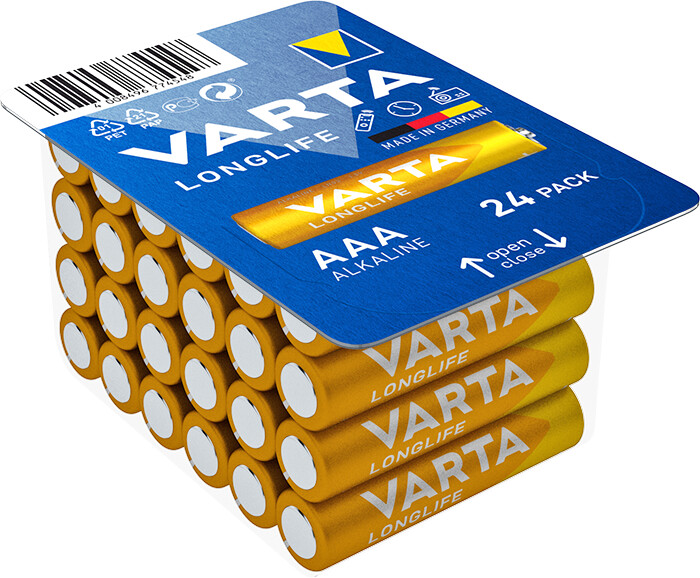 Bateri VARTA Longlife, 24 copë AAA