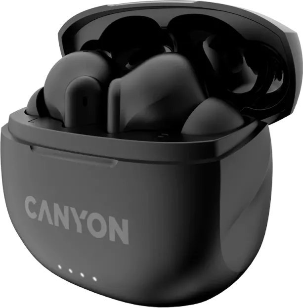 Kufje pa tela Canyon TWS-8, True Wireless, Bluetooth, të zeza