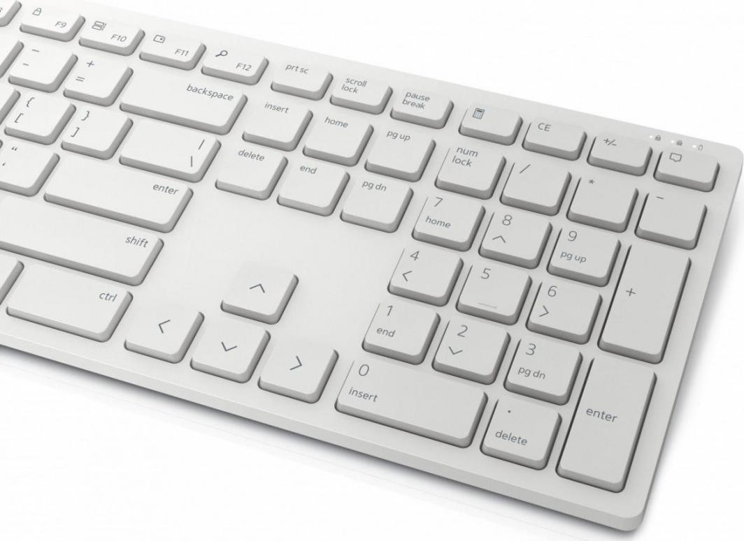Set tastierë dhe maus Dell KM5221W, të bardha