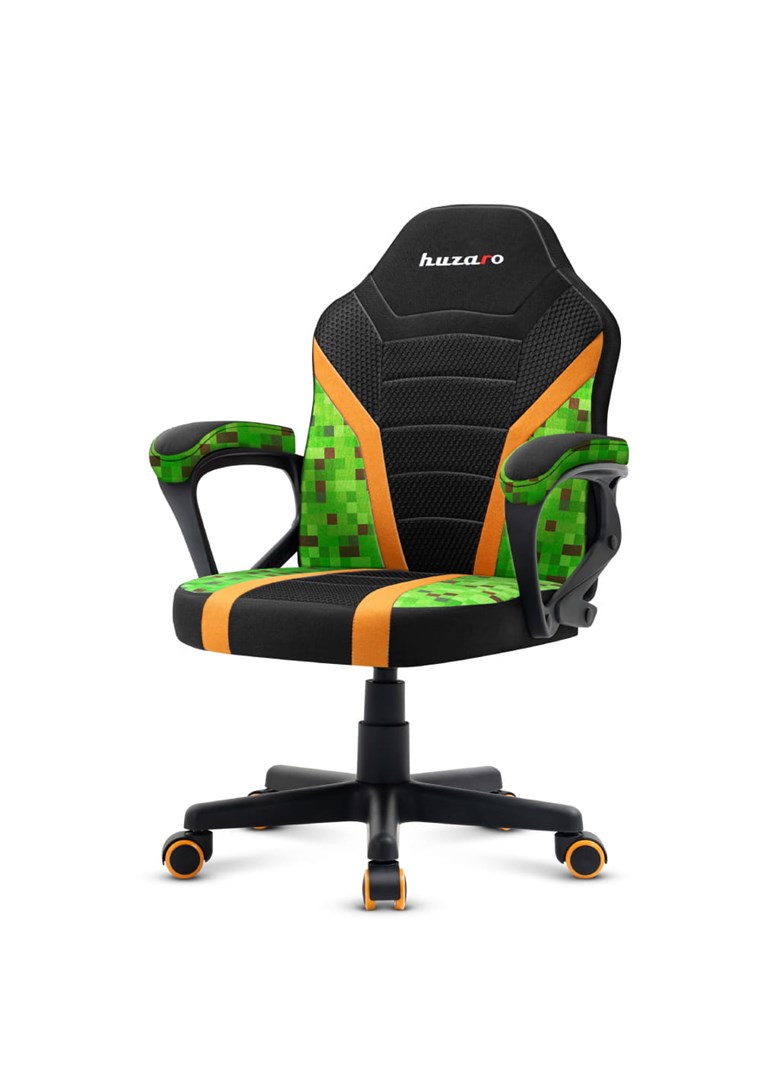 Karrige lojërash për fëmijë Huzaro Ranger 1.0 Pixel Mesh, 130kg, e zezë