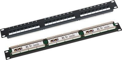 Panel rrjeti AVIZIO a-LAN PK-U5-1, 24x RJ-45, Cat 5e U/UTP, 1U 19", i zi