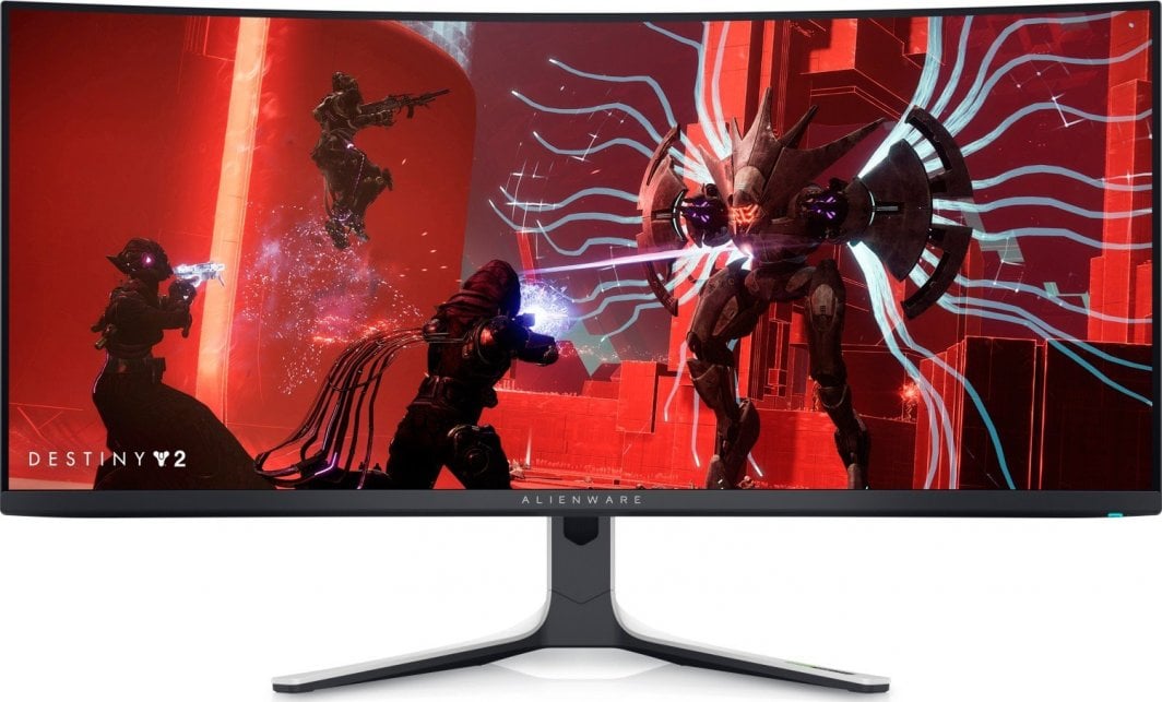 Monitor Dell Alienware AW3423DW OLED, 34'', UltraWide QHD, i zi/bardhë