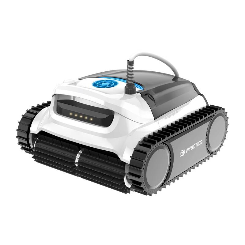 Robot pastrues pishine Wybot M1C, i lidhur me kabllo, kontroll me aplikacion, gri e bardhë