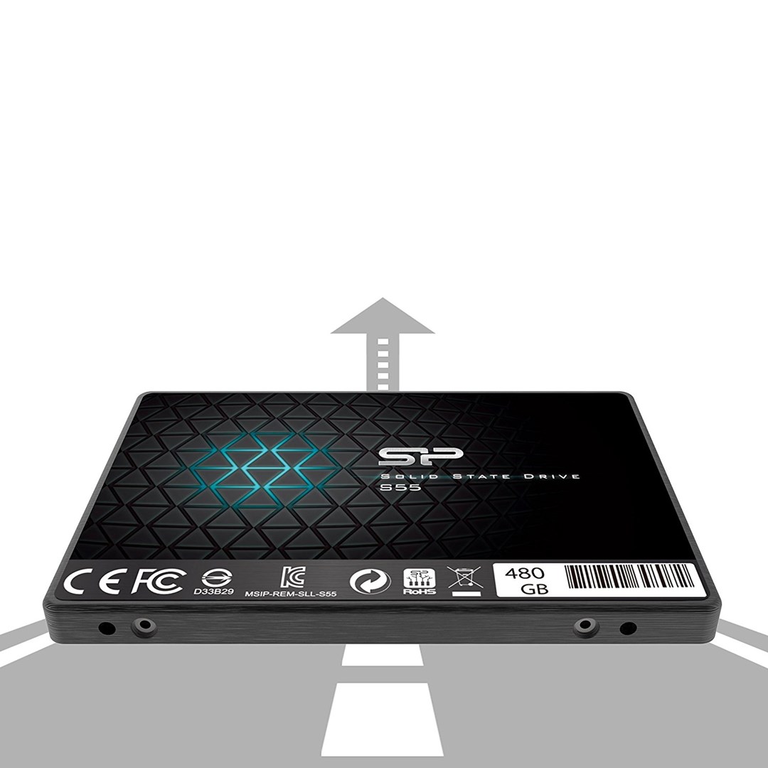 Disk SSD Silicon Power Slim S55, 2.5", 480GB, SATA III