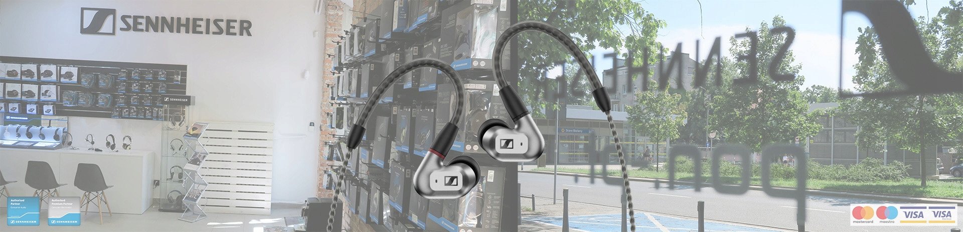 Kufje në vesh Sennheiser IE 200, dinamikë 7 mm, kabëll 3.5 mm, argjendi