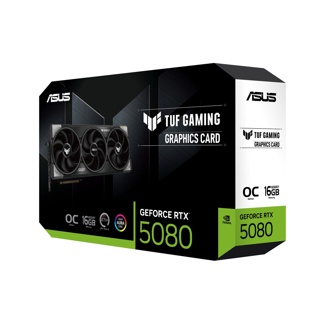 Kartelë grafike ASUS TUF Gaming TUF-RTX5080-O16G-GAMING NVIDIA GeForce RTX 5080 16 GB GDDR7