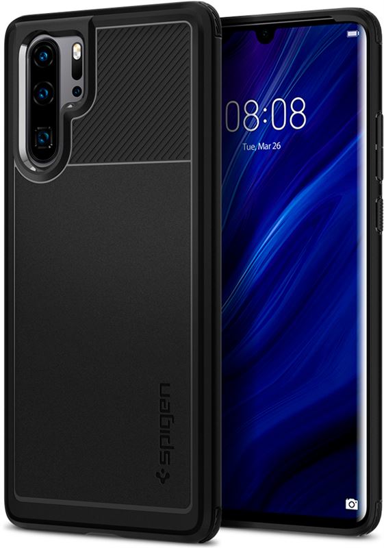 Mbështjellëse për Huawei P30 Pro Spigen Rugged Armor, e zezë