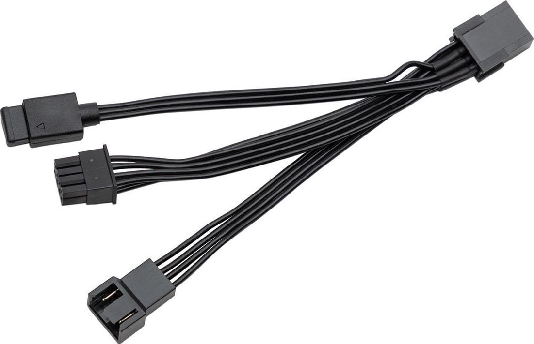 Kabllo ndarëse EKWB EK-Loop-OmniLink Signal Splitter, D-RGB, 4-pin PWM, e zezë