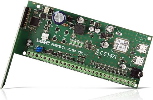 Panel alarmi Satel PERFECTA 16 WRL, GSM GPRS, 2x nano SIM, i bardhë