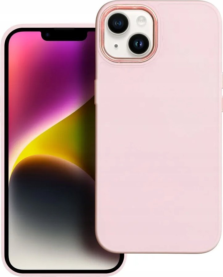 Mbrojtëse kornizë për telefon Samsung Galaxy A25 5G, rozë e çelët