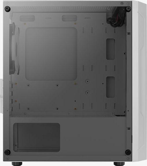 Kasë Aerocool Trinity Mini RGB, e bardhë, Mini Tower