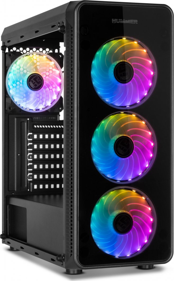 Kasë Hummer RGM Rainbow ARGB, Midi Tower