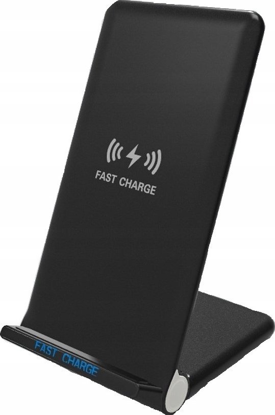 Безжичен полнач Bounn Wireless Charger 20W, Quick Charge 3.0, црн