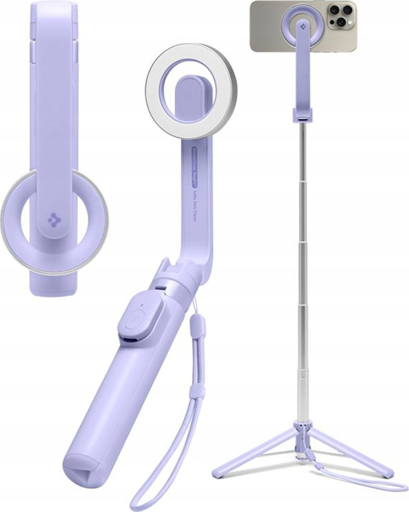 Shkop selfie me tripod Spigen MagSafe, me telekomandë, i lartësisë së rregullueshme, lejla