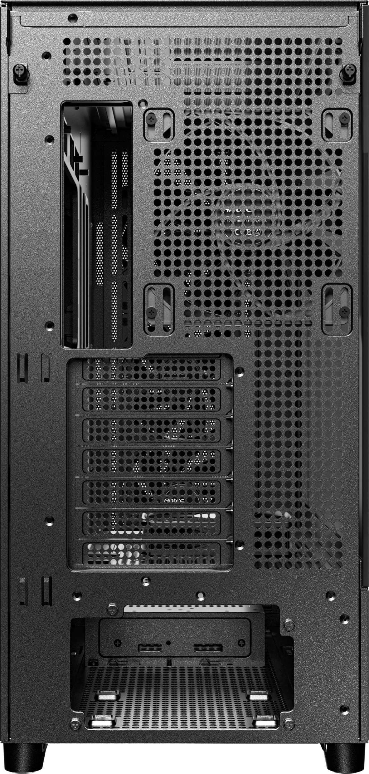 Kuti kompjuteri Antec Dark League DF700 Flux, MIDI Tower, ARGB, e zezë me dru arre