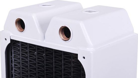 Radiator për ftohje uji Alphacool NexXxos Monsta 360, 3x120mm, 6 porta G1/4", i bardhë