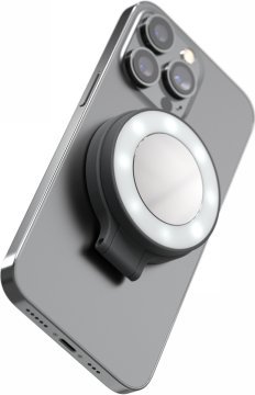 Dritë LED për telefon ShiftCam SnapLight, portative, bateri e rikarikueshme, e zezë