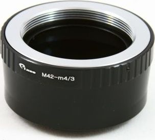 Adapter objektivi Pixco, M42 në Micro 4/3, për Olympus Panasonic, i zi